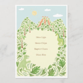 Dino-Miteパーティーメニュー プログラム