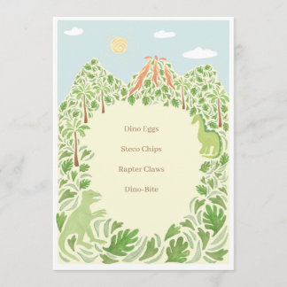 Dino-Miteパーティーメニュー プログラム