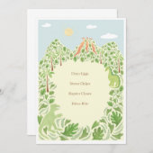 Dino-Miteパーティーメニュー プログラム (正面/裏面)