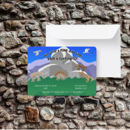 DINO-Mite誕生日 招待状