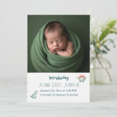 Dino Mite Baby Shower Announcement (スタンド正面)