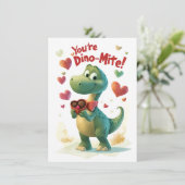 Dino-mite Child's Valentine's Dayカード シーズンカード (スタンド正面)