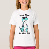 Dino-Mite for School Time Kids T-Shirt Tシャツ (正面)