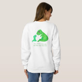 Dino Mom Loves You Sweatshirt スウェットシャツ (裏面フル)