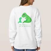 Dino Mom Loves You Sweatshirt スウェットシャツ (裏面)