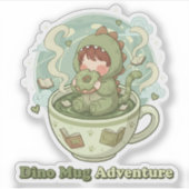 Dino Mug Adventure シール (正面)