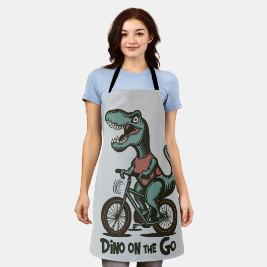 Dino on the Go エプロン (着用した状態)
