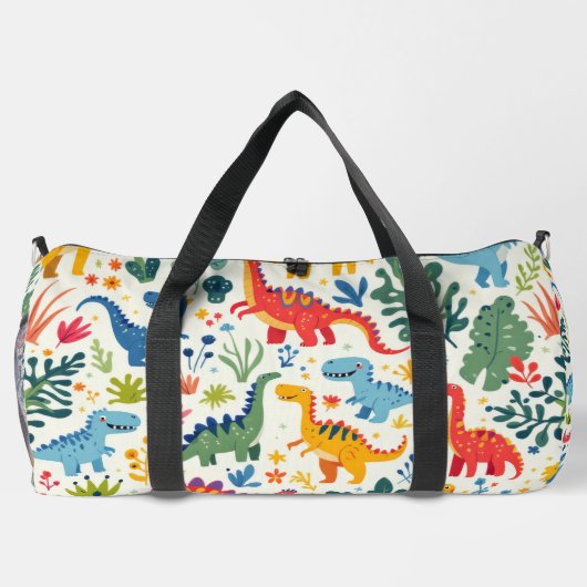 Dino Paradise ダッフルバッグ (裏面)