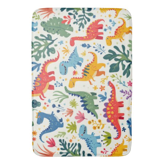 Dino Paradise バスマット (正面縦)