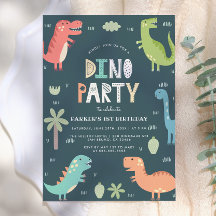 Dino Party | かわいい恐竜 初誕生日