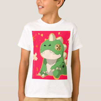 Dino Plush T-Shirt - Art Toy & Streetwear Style Tシャツ