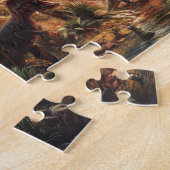 Dino Puzzle mit Foto Geburtstag Geschenk Junge ジグソーパズル (側面)