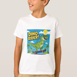 "Dino Rider – Skate into Adventure!" Tシャツ