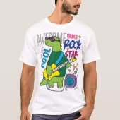 dino rock star tシャツ (正面)