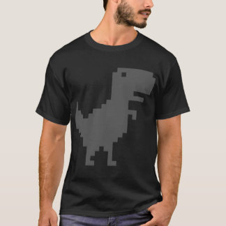 Dino Runner - Google ChromeブラウザゲームクラシックT Tシャツ