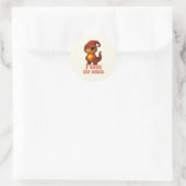 Dino Sticker Sheet – Dino Kammli Love Edition ラウンドシール (バッグ)