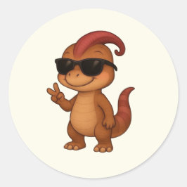 Dino Sticker Sheet – Kammli Cool Edition ラウンドシール