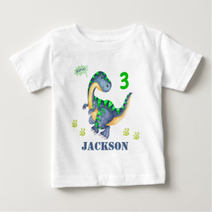 Dino TシャツDino幼児Tシャツ恐竜Tシャツ ベビーTシャツ
