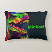 Dino Tレックスかわいい子供のアクセント枕 アクセントクッション (正面)