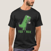Dino Tea - Rex trinkt Tee Tシャツ (正面)