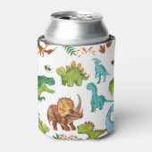 Dino Two rex 2nd boy Dinosaur birthday party 缶クーラー (缶正面)