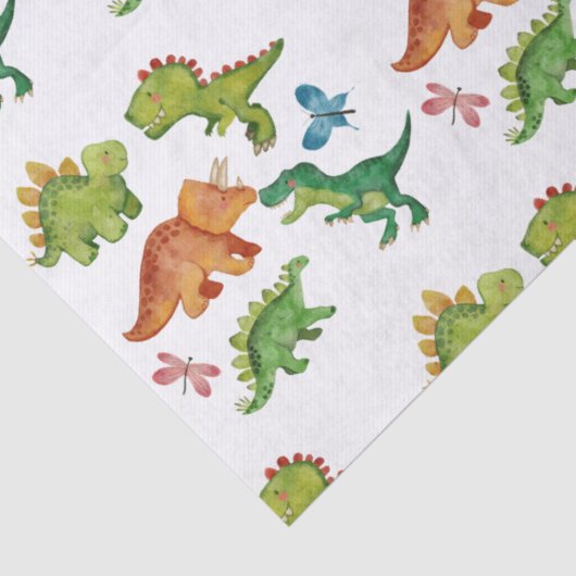 Dino Two rex 2nd boy Dinosaur birthday party 薄葉紙 (詳細)