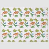 Dino Two rex 2nd boy Dinosaur birthday party 薄葉紙 (正面)