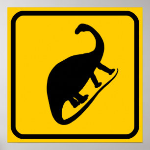 Dino Xing Sign Poster ポスター