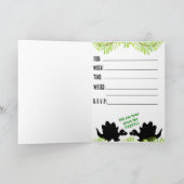 Dinobitesの誕生会Invitaitons! 招待状 (内部)