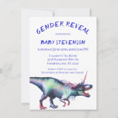 Dinocorn Genderの表示 | Unicorn恐竜の轟音 招待状 (正面)