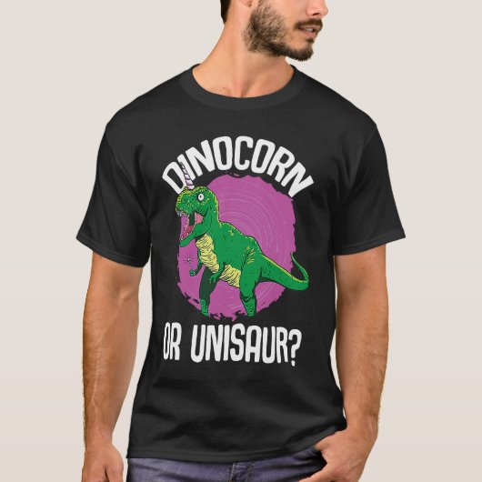 Dinocorn or Unisaur Dinosaur Unicorn Dino Tシャツ (正面)