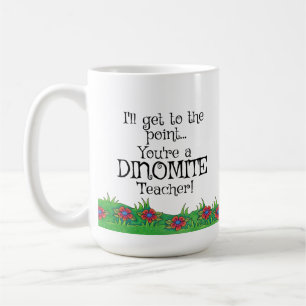 Dinomiteの先生! 先生ギフト、恐竜のマグ、 コーヒーマグカップ