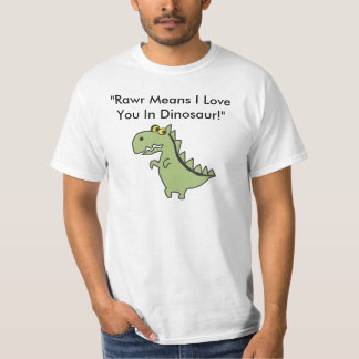 Dinosは、"Rawr I愛をDinosaの…意味します Tシャツ