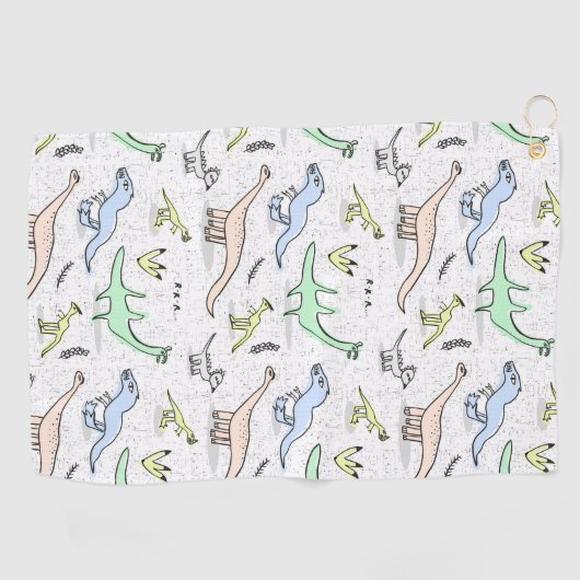 Dinos ゴルフタオル (横)