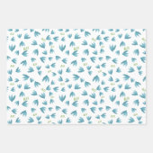 Dinosarとパーソナライズされたいう名前 ラッピングペーパーシート (正面)