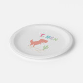 Dinosaur ペーパープレート (アングル)