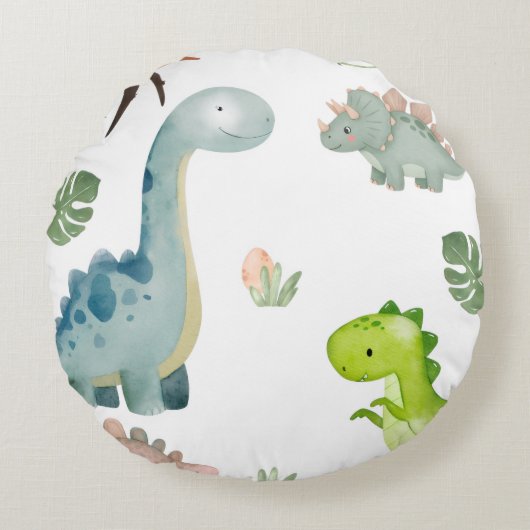 dinosaur ラウンドクッション (正面)