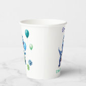 Dinosaur 1st Birthday Paper Cups Boy  Personalized 紙コップ (右)