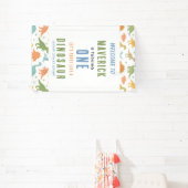 Dinosaur 1st Birthday Party | Cute Prehistoric  横断幕 (インサイチュ)