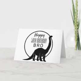 Dinosaur 50th Birthday Card for Brother カード