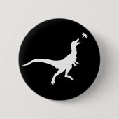 Dinosaur and Dragonfly Button 缶バッジ (正面)