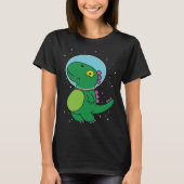 Dinosaur astronaut children's gift for space fans tシャツ (正面)