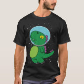 Dinosaur astronaut children's gift for space fans tシャツ (正面)