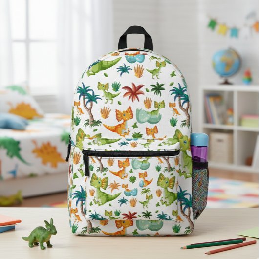 Dinosaur backpack for kids, backpack with dinosaur プリントバックパック