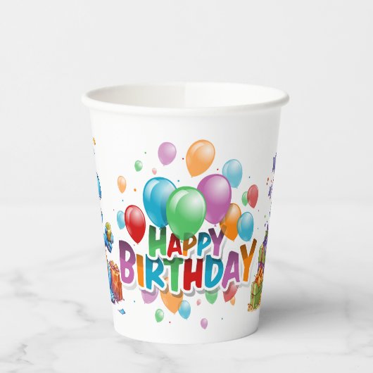 Dinosaur Birthday 紙コップ (左)