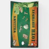 Dinosaur Birthday Banner 横断幕 (縦)
