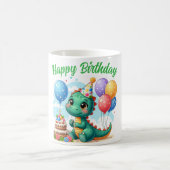 Dinosaur Birthday Mug コーヒーマグカップ (中央)