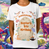 Dinosaur Birthday Party with Giant Dino Egg Tシャツ
