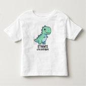 Dinosaur Birthday T-Shirt トドラーTシャツ (正面)