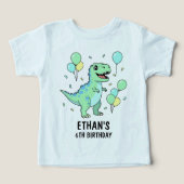 Dinosaur Birthday T-Shirt: Your Child's Custom  (デザイン正面)